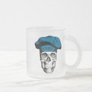 Tasse Givré Crâne Casquette bleu