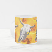 Tasse Givré Crâne de vache et feu (Devant gauche)
