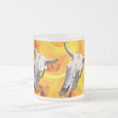 Tasse Givré Crâne de vache et feu (Centre)
