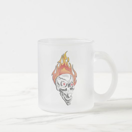 Tasse Givré Crâne flamboyant (Droit)