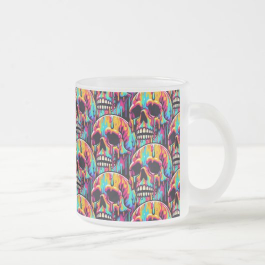 Tasse Givré Crâne fondu dynamique (Droit)