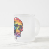 Tasse Givré Crâne multicolore vibrant (Devant droit)