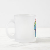 Tasse Givré Crâne multicolore vibrant (Gauche)