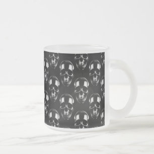 Tasse Givré Crânes noirs tombés