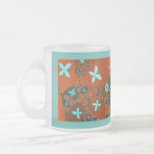 Tasse Givré Crazy Quilt Conception Abstraite Fractale (Gauche)