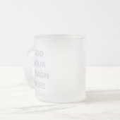 Tasse Givré Create your own custom design 10oz (Devant gauche)