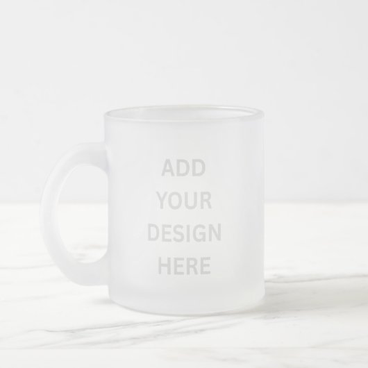 Tasse Givré Create your own custom design 10oz (Gauche)