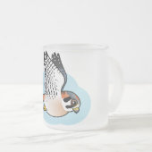 Tasse Givré Crécerelle américaine en vol (Devant droit)