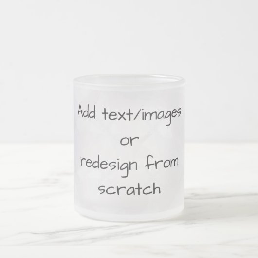 Tasse Givré Créer votre propre Customisé (Centre)