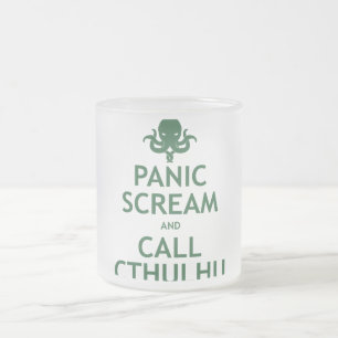 Tasse Givré Cri perçant et appel Cthulhu de panique