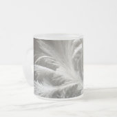 Tasse Givré Cristaux blancs gris givre d'hiver (Devant gauche)