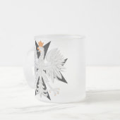 Tasse Givré Croix maltaise polonaise d'Eagle (Devant gauche)