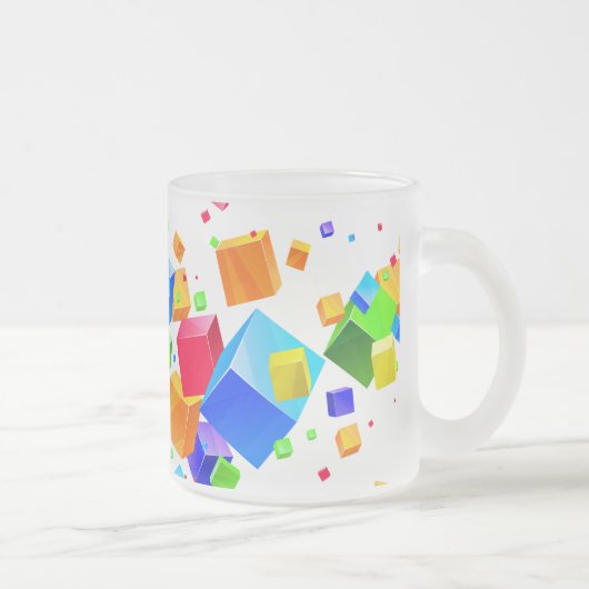 Tasse Givré Cubes colorés 1 (Droit)