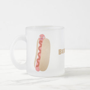 Tasse Givré Curieux hot dog Weiner dessin animé