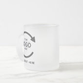 Tasse Givré Custom Business Brand Logo (Devant gauche)