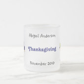 Tasse Givré Customisez-moi — Pèlerin d'action de grâce (fille) (Centre)