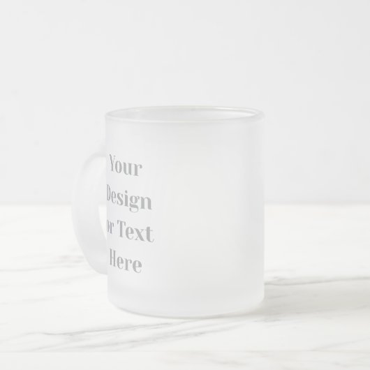 Tasse Givré Customizable Your Design or Text Here Personalized (Devant gauche)