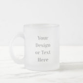Tasse Givré Customizable Your Design or Text Here Personalized (Gauche)