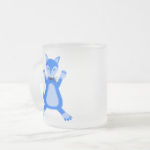 Tasse Givré Cute Blue Baby Boy Fox (Devant gauche)