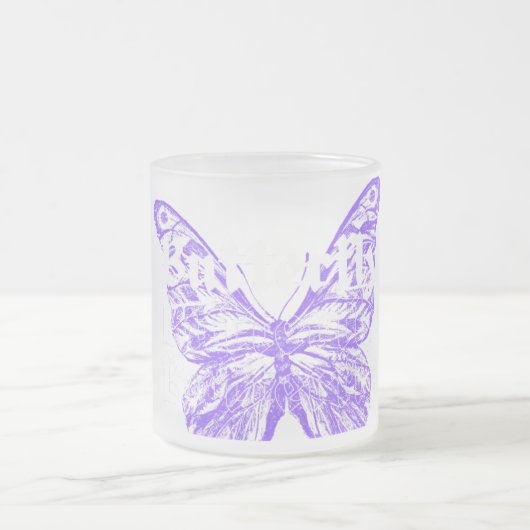 Tasse Givré cute butterfly art design  (Centre)