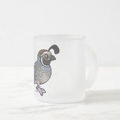 Tasse Givré Cute California Quail (Devant droit)
