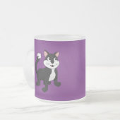 Tasse Givré Cute caricature chaton (Devant gauche)