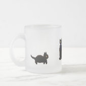 Tasse Givré Cute Chats Noirs Kitty (Gauche)