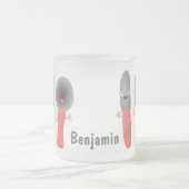 Tasse Givré Cute fourche couteau et cuillère dessin de couvert (Centre)