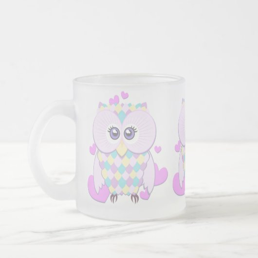 Tasse Givré Cute Owl (Gauche)