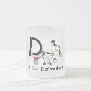 Tasse Givré D est pour le T-shirts et les cadeaux de Dalmation