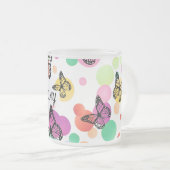 Tasse Givré Dance butterflies Garden (Devant droit)