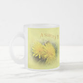 Tasse Givré Dandelions - Un Hi ensoleillé (Gauche)
