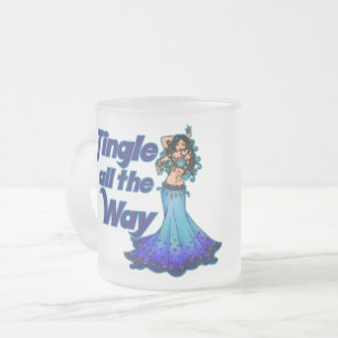 Tasse Givré Danseur du ventre bleu
