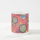 Tasse Givré Darts Player Comic Book Speech Bubbles (Centre)