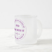 Tasse Givré deal with pressure (Devant droit)