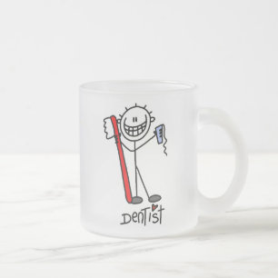 Tasse Givré Dentiste en bonhomme allumette basique