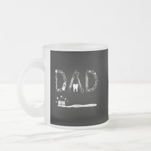 Tasse Givré Dentiste vintage Papa Père grand-père Fête des pèr