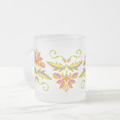 Tasse Givré Design floral (Devant gauche)