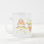 Tasse Givré Design floral (Gauche)