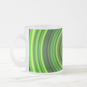Tasse Givré Design Mandala vert géométrique-64555