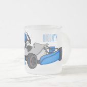 Tasse Givré dessin animé de Kart racing (Devant droit)