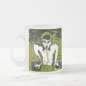 Tasse Givré dessin de dj coupé graff (Gauche)