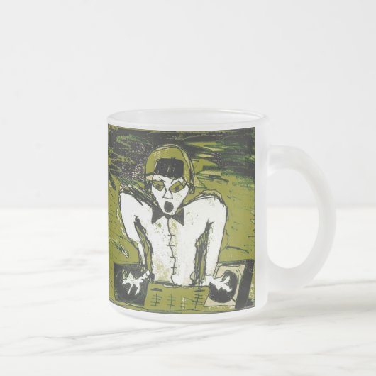 Tasse Givré dessin de dj coupé graff (Droit)