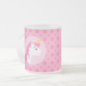 Tasse Givré Dessin de Unicorn (Devant gauche)