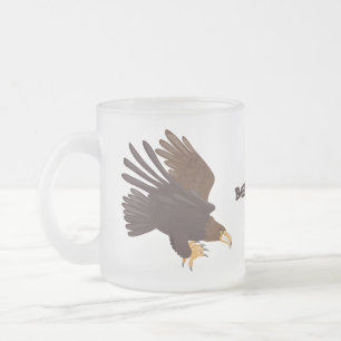 Tasse Givré dessin humoristique d'aigle royal