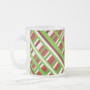 Tasse Givré Diagonale de Noël