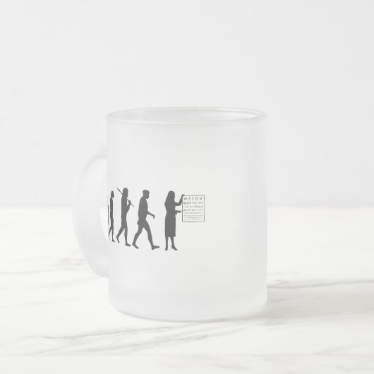 Tasse Givré Diagramme d'oeil optique d'évolution (Devant gauche)