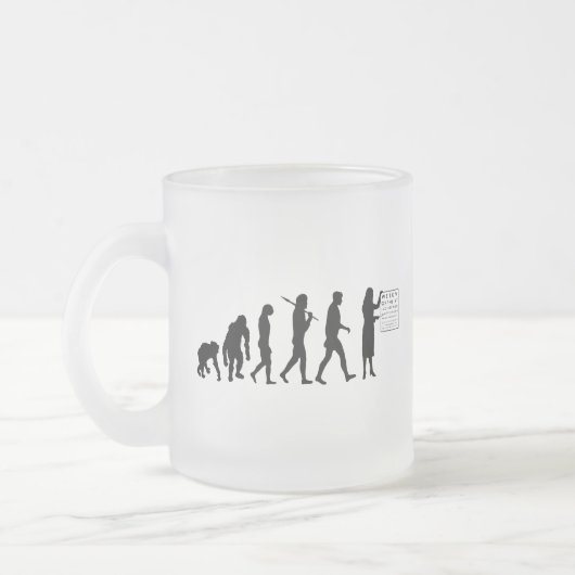 Tasse Givré Diagramme d'oeil optique d'évolution (Gauche)