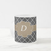 Tasse Givré Diamant noir monogramme (Devant gauche)