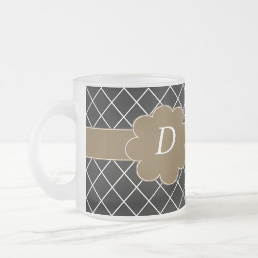 Tasse Givré Diamant noir monogramme (Gauche)